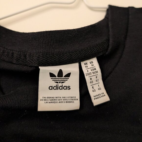 Adidas Classic 3 Stripe Crop Tank - Picture 3 of 3